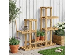 Vidaxl Suporte Para Plantas Branco 118 X 25 X 96,5 Cm
