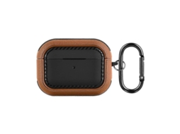 Capa protetora para fones de ouvido AirPods Pro com textura de couro. GIECY