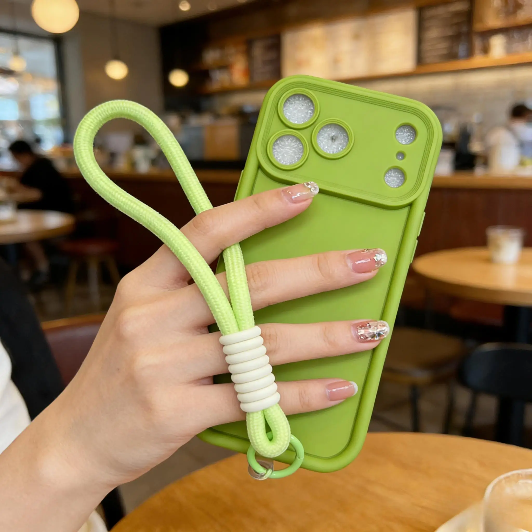 Capa Protetora Macia De Silicone À Prova De Choque Para Iphone 11 Pro Max (verde).