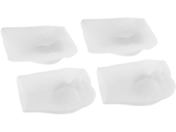 Frcolor 2-pares De Palmilhas Aumentadoras Altura, Calcanhares Invisíveis De Silicone, Reutilizáveis Para Sapatos