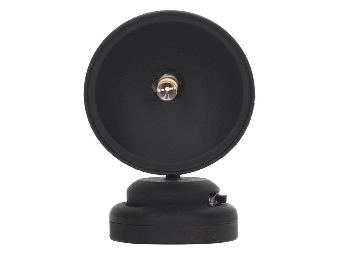 Primerox lâmpada de Parede Miniatura Vintage Preta Led para Casinha de Bonecas 1:12