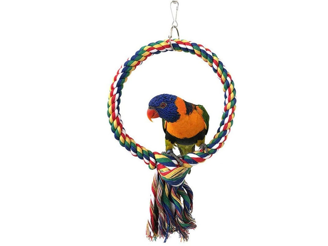 Balanço de algodão para pássaros 25 cm AQUAFORGE