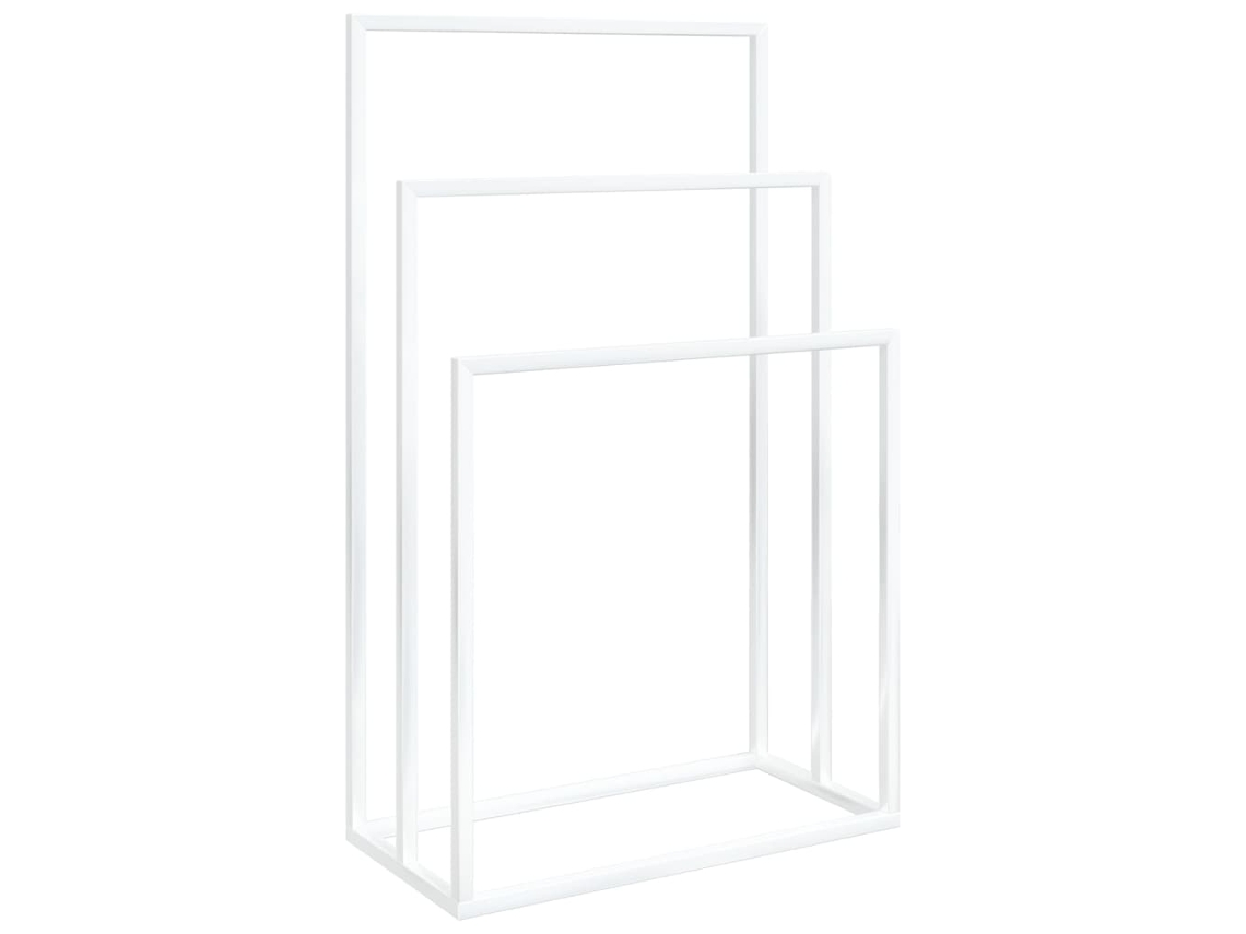 Towel Rack, Towel Racks Vidaxl Branco Ferro (48 X 24 X 79 Cm)