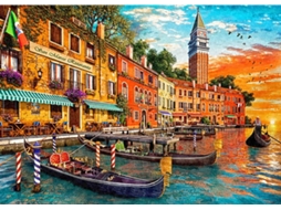 Quebra Cabeça De Veneza Com 1000 Peças Pôr Do Sol Em San Marco, Da Gibson Gibsons