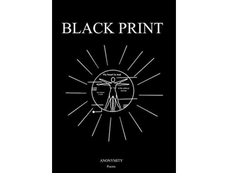 Livro Black Print De Anonymity The Poet (inglês)