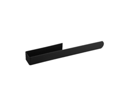 Porta-Toalha Autoadesivo Preto 37Cm