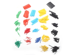 Kit De Tubos Termo-retráteis Laxiscreed Com Isolamento Colorido Para Proteção E Acabamento De Fios