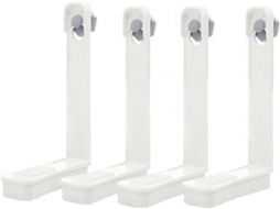 Lurelia Prendedores Para Lençol 4 Peças Abs Plástico Antiderrapante Ajustável Elástico Seguro Colcha Colchão Cama Queen King Solteiro
