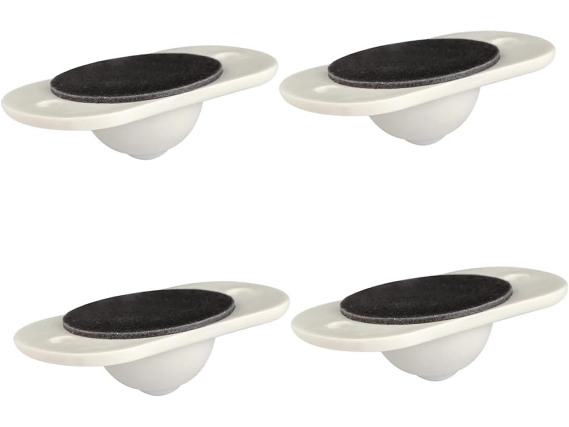 Conjunto de 4 Rodízios Giratórios de Plástico GOKOCO