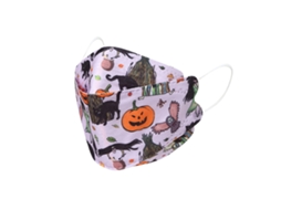 Máscara Infantil Kf94 Formato Folha Salgueiro Estilo Halloween Novo