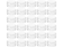 Conjunto De 55 Potes Vazios E Recarregáveis Para Creme Facial, Impermeáveis E Ideais Para Viagem.