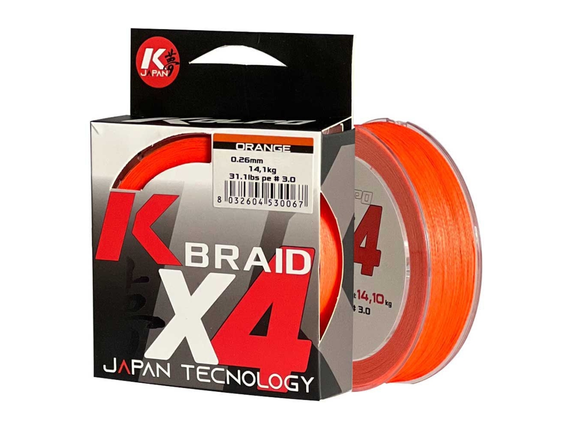 Trançado Kx4 300 M Transparente 0.080 Mmkolpo