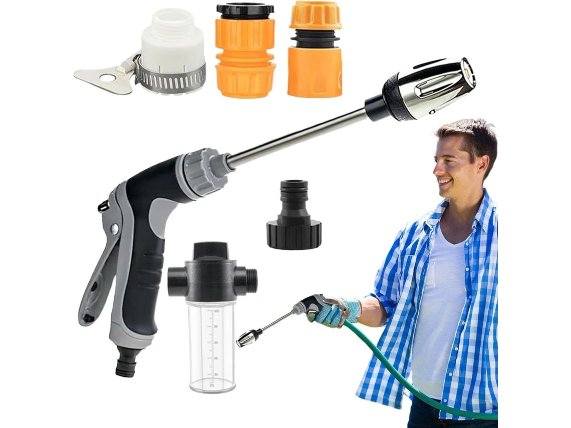Lavadora Portátil De Alta Pressão, Potente Pulverizador De Água Para Limpeza -