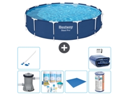 Bestway Piscina Bestway Steel Pro Redonda - 396x84 Cm - 7-peças S21612