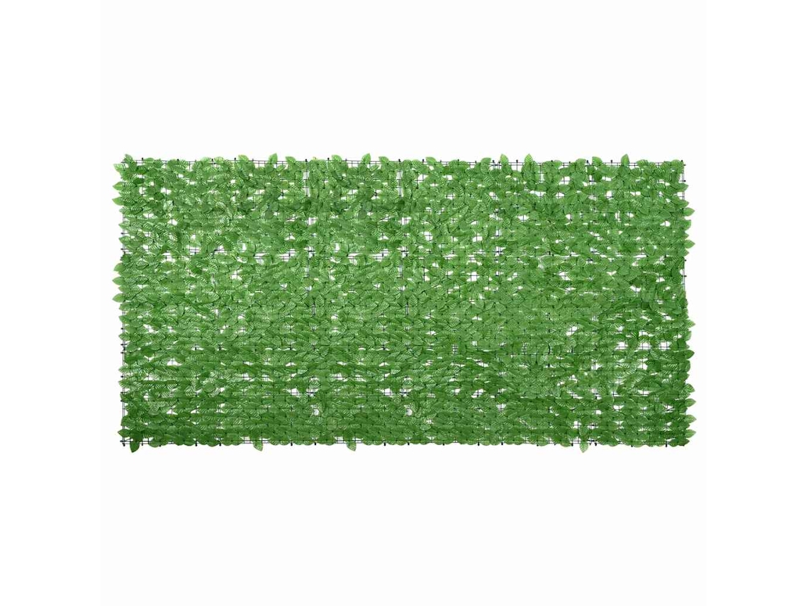 Vidaxl Tela De Varanda Com Folhas Verdes 300x150 Cm