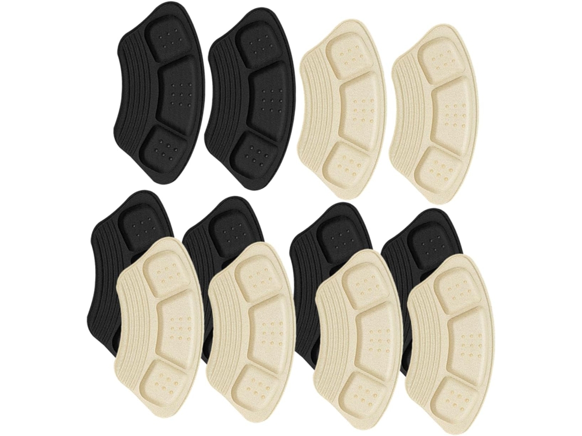 6 Pares De Adesivos Antiderrapantes Para Calcanhar, Palmilhas Para Sapatos Femininos, Acessórios Para Os Pés, Almofadas