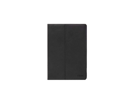Capa de couro tipo porta-malas para iPad 12.9, preta