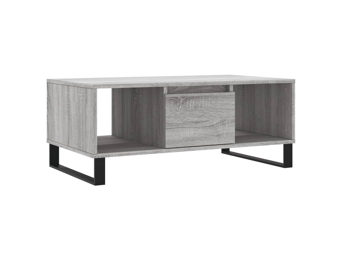 Coffee Table, Coffee Tables Vidaxl Cinzeto Madeira Processada (n/a)