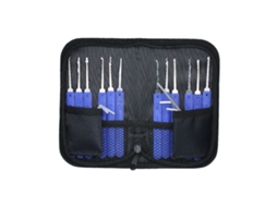 Conjunto Primerox de 17pcs de Arrombamento de Fechaduras + 3 Fechaduras Visíveis