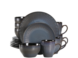Conjunto De Louça De Pedra, Design Elegante Com Risca De Chuva, Seguro Para Micro Ondas,guto Dg 16 Peça Oem