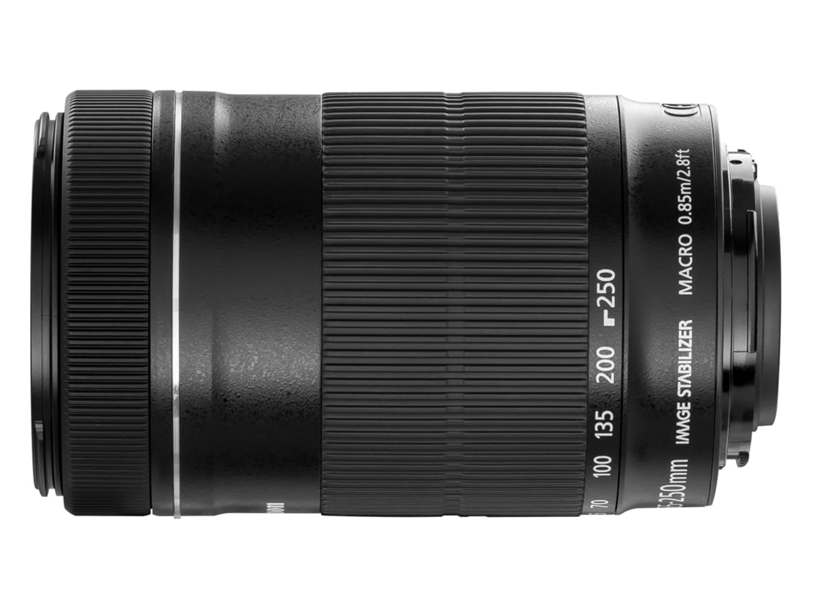 Objetiva CANON EF-S 55-250 mm f/4-5.6 IS STM (Encaixe: Canon EF - Abertura: f/4-5.6)