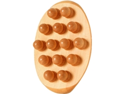 Escova Modeladora Corporal Ferramenta De Massagem Anticelulite Madeira Para A Pele Com Cabo Ergonômico, Escova Relaxante