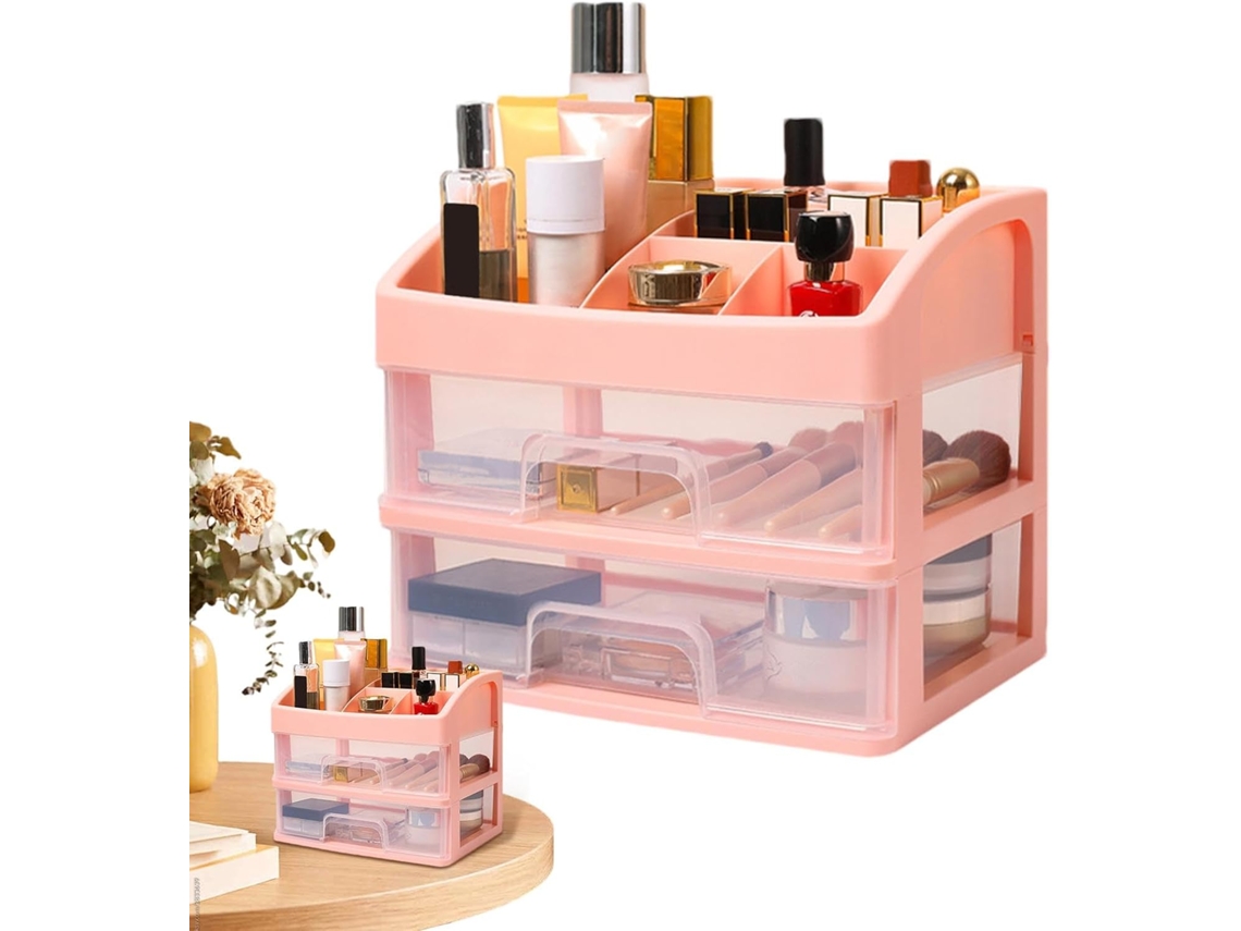 Organizador De Maquiagem, Porta Maquiagem À Prova Dágua E Organizador Para Penteadeiras. Gokoco