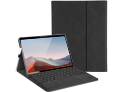 Capa Flip Resistente HEXINYIGJLY para Surface Go2/3/4, antichoque, suporte caneta, bolsa preta | HEXINYIGJLY
