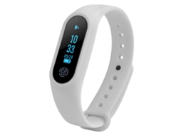Pulseira M2 Plus EOOCOO (monitorar ritmo, passos, branca)