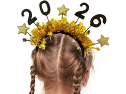 Tiara De Ano Novo Feminina Com Lantejoulas Para Decoração De 2026