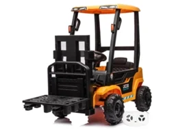 Jcb Empilhador Elétrico Para Crianças 2 A 6 Anos – Empilhador Infantil 12v Com Controlo Remoto, Chinose De 3 Pontos &amp; Arranque Suave – Amarelo