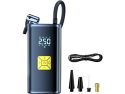 Bomba de Ar Multifuncional 150Psi Compressor de Ar Sem Fio Portátil Inflador de Pneus Elétrico com Função de Luz Led 1505
