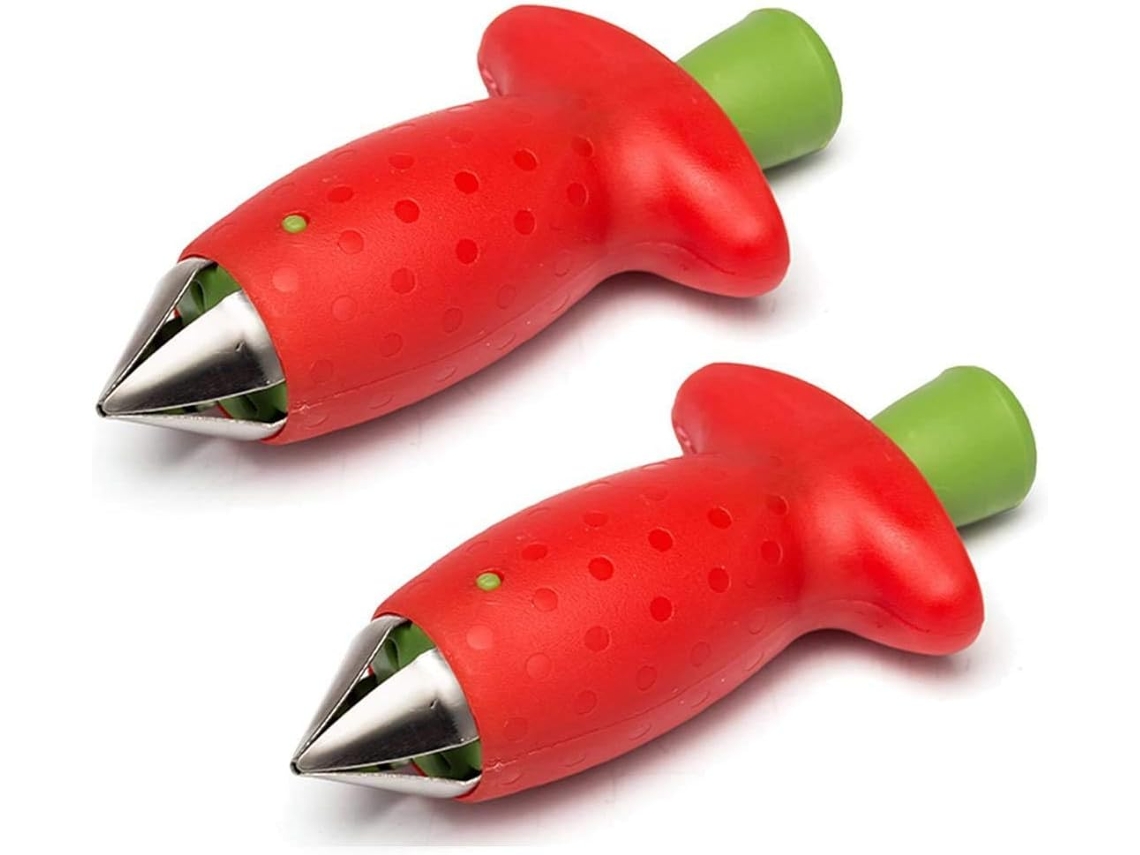 2 Embalagens para Descascar Morangos e Remover Folhas DUREFORWARD