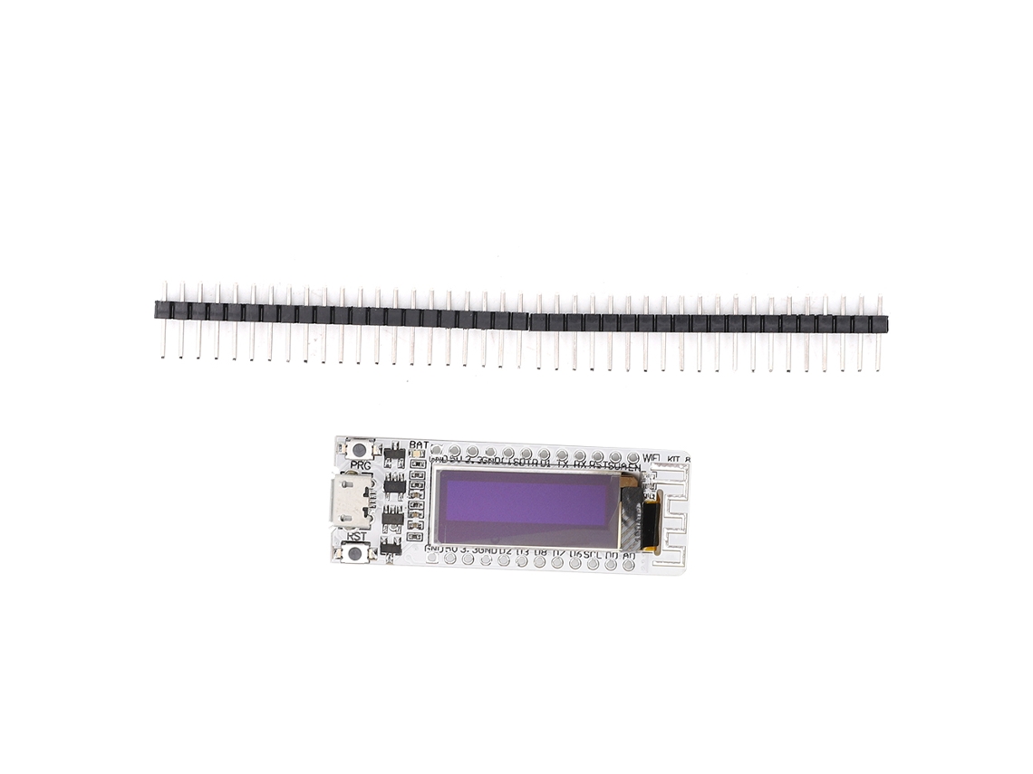 Placa de Desenvolvimento IoT ESP8266 com chip WiFi e tela OLED 0.91 polegadas, compatível com NodeMCU | S/MARCA