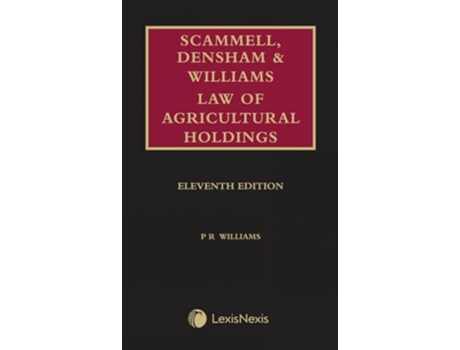 Livro Scammell, Densham Williams Law of Agricultural Holdings de Peter Williams (Inglês)