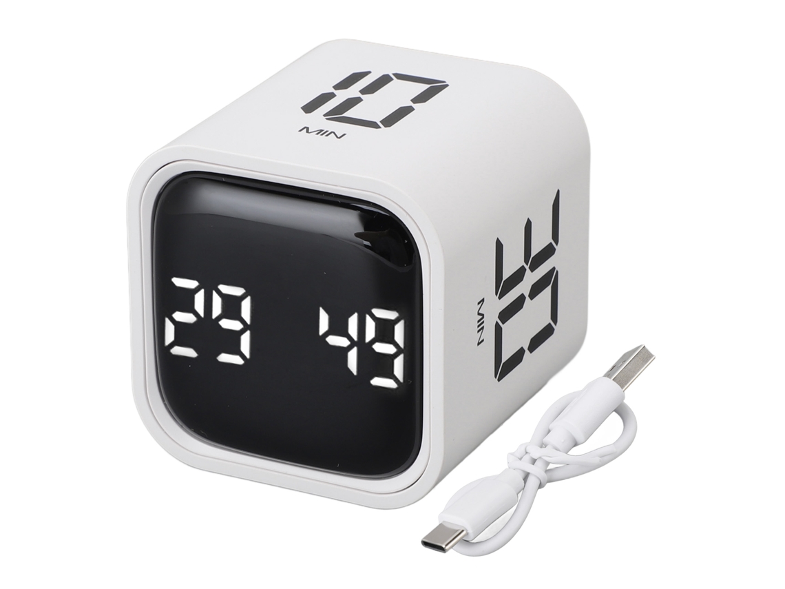 Timer Digital Cube Operação Silenciosa Gerenciamento De Tempo