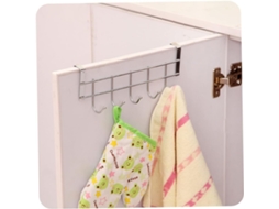Gancho De Aço Inoxidável Reforçado Para Porta Traseira, Faixa Horizontal Larga E Espessa, Cabideiro De Parede Para