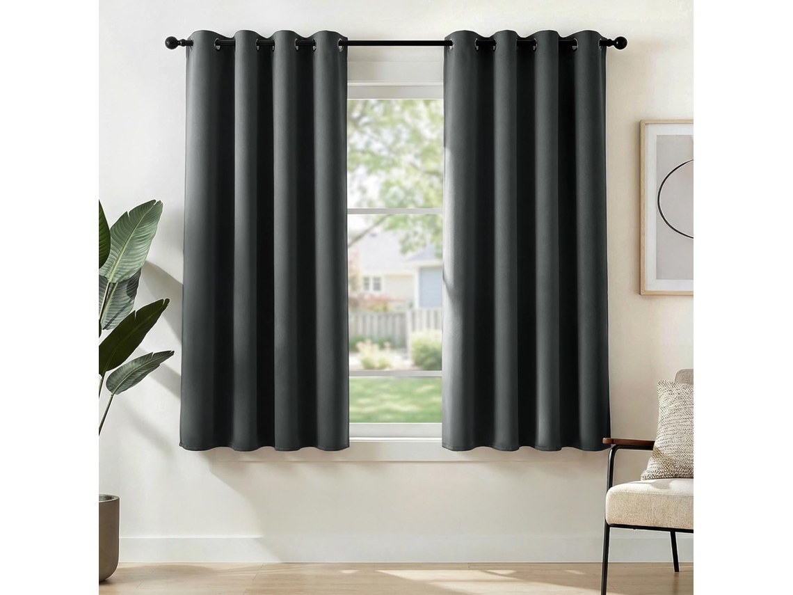 Cortinas Térmicas Opacas Com Ilhós