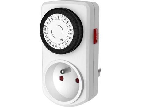 Minutador Mecânico Compacto Gao Programador 3680w 16a 96 Comutaçõesdia Branco
