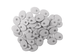 20 Pads Eletrodos 3x4cm Para Máquina Tens Terapia Digital Massagem Corporal
