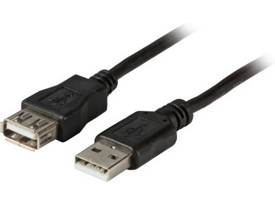 Cabo de Dados EFB ELEKTRONIK (USB A - 1 m - Preto)