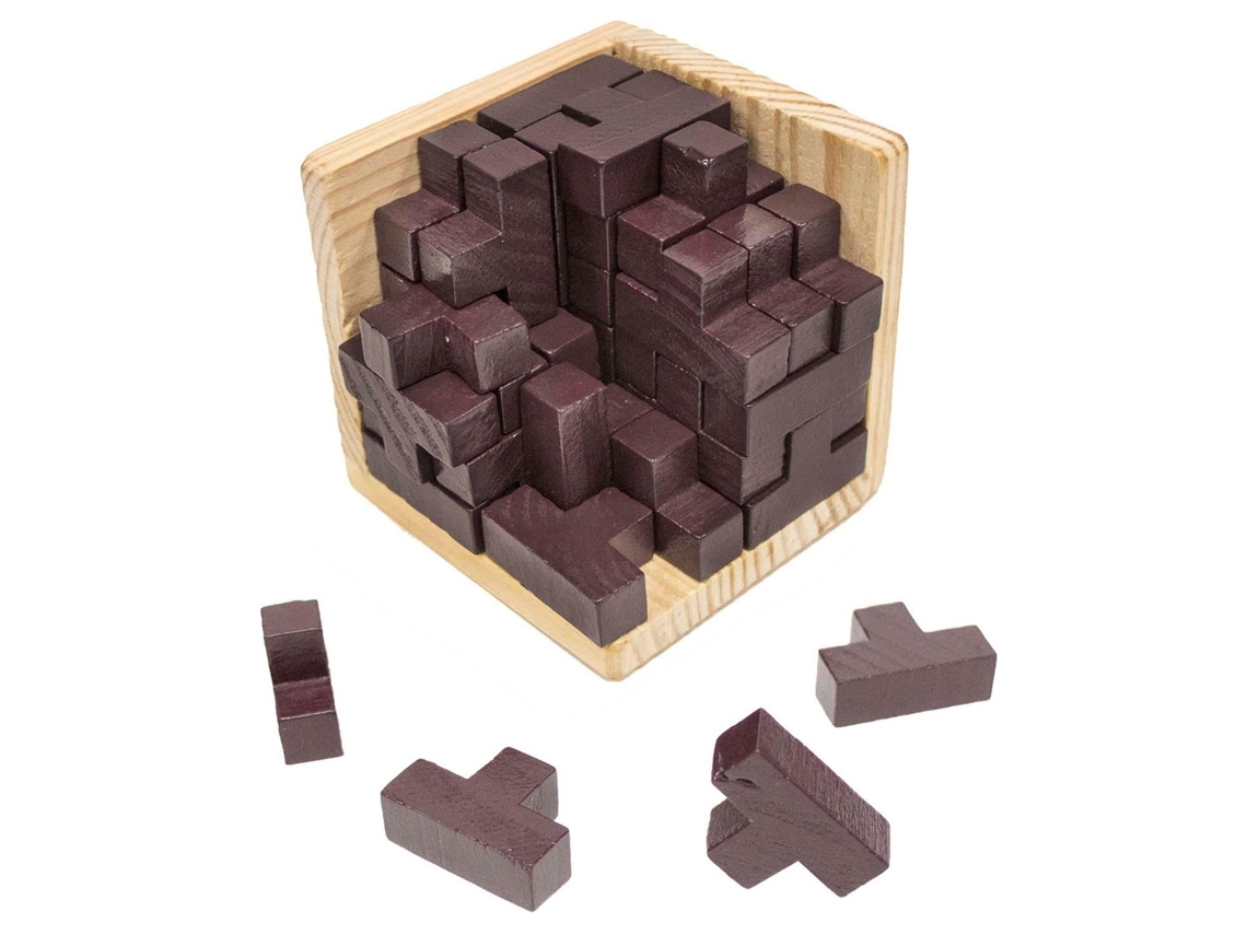 Puzzle de Cubos 3d de Madeira* ZYBLSSBB