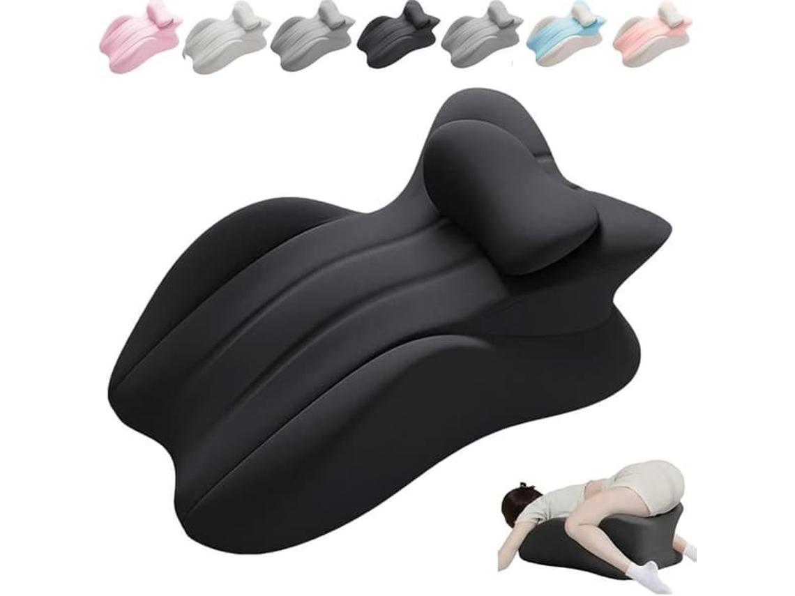 Lurelia Travesseiro, Ergonómico, Capa Lavável, Para Dormir De Lado, Natural