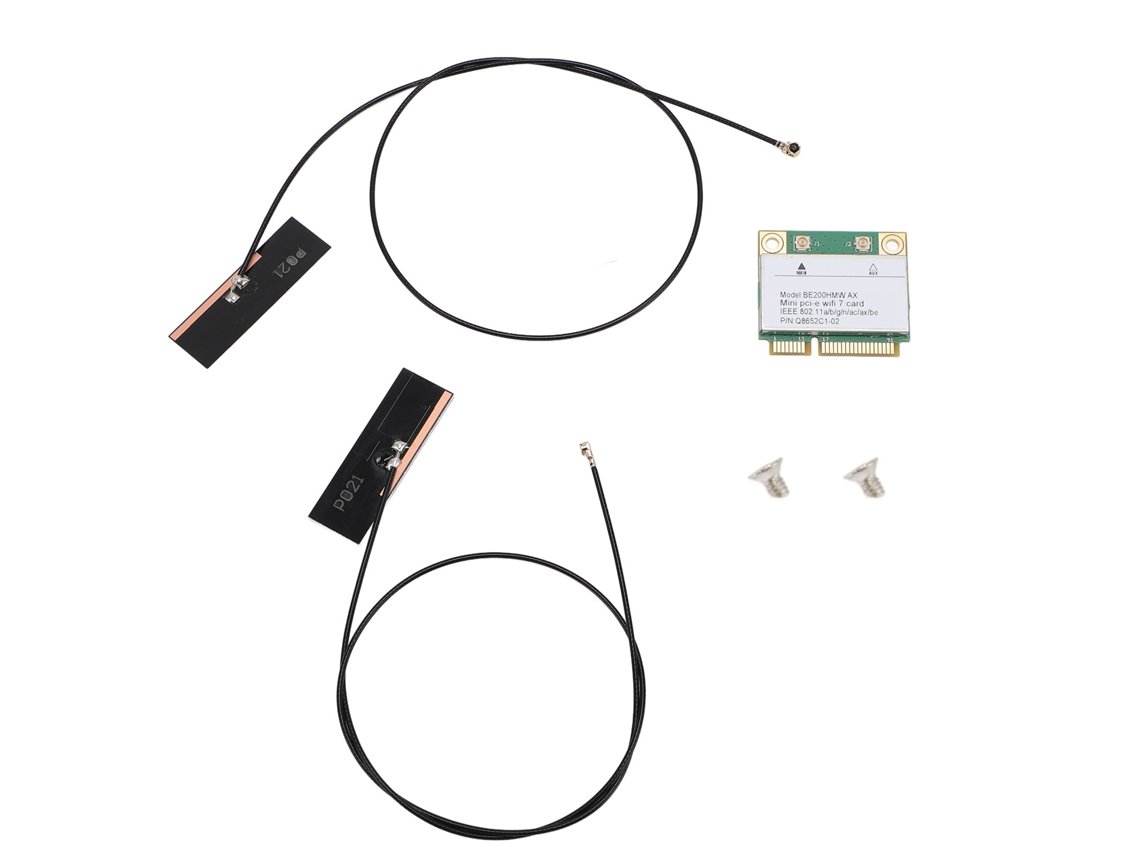 Placa De Rede Sem Fio Mini Pci E Wifi 7 8774mbps 2 Bandas Be200hmw