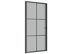 Interior Door, Interior Doors Vidaxl Preto Vidro (102.5 X 201.5 Cm)