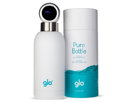 Bottle Água Pura Sempre Tecnologia Uv-C Aço Inoxidável 400 Ml GLO Pure