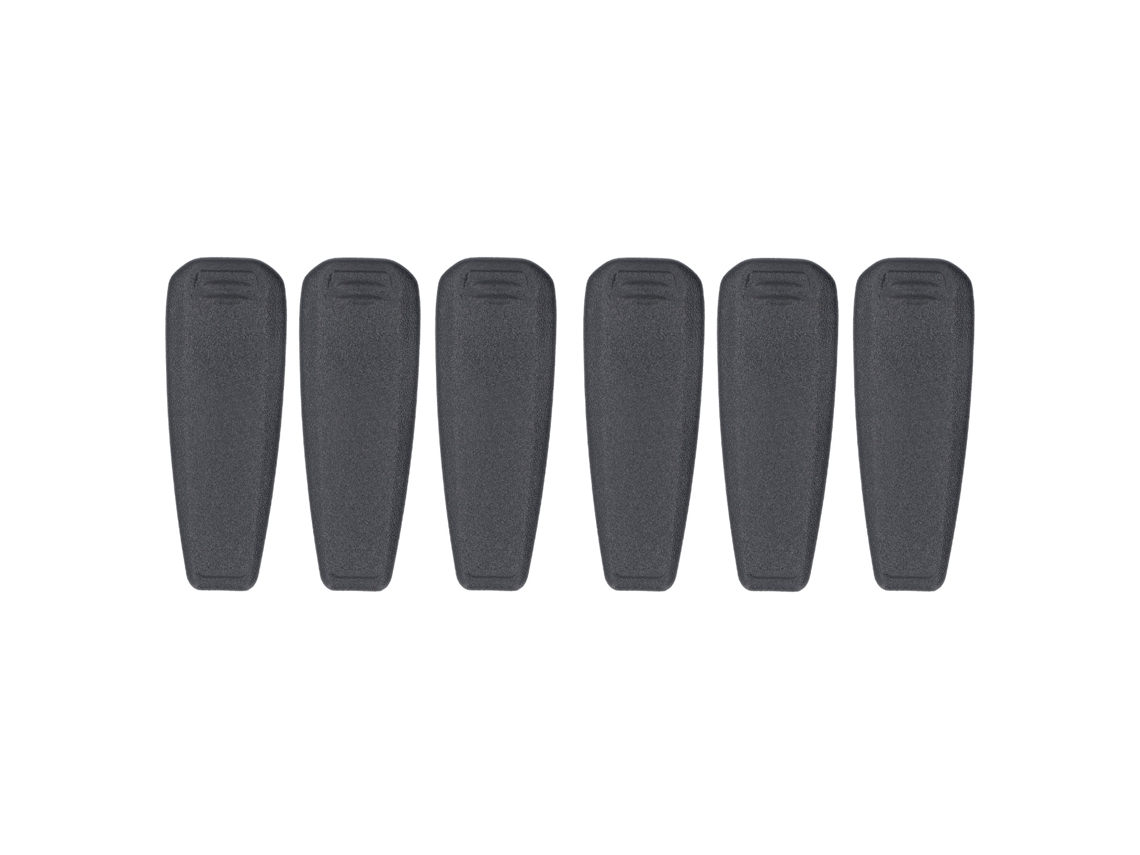 Aetheria 6pcs Pinça de Cinto para Rádio Icom Ic f3001 Ic 4003 Ic v80 Clip Portátil Abs