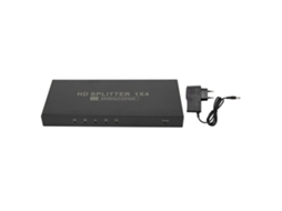 Aetheria divisor de Interface Multimídia Hd 2.0 1x4 4k 60hz 18gbps Hdcp2.2 Mirror Screen Adaptador Eu Plug