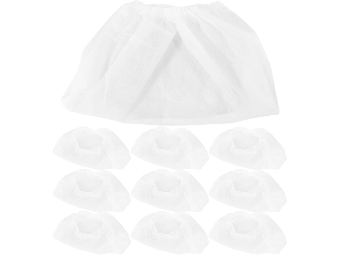 Coletores De Pó Para Unhas Em Tecido Não Tecido Branco, Em Formato De Bolsa.