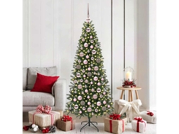 Vidaxl Conjunto De Bolas De Natal 120 Unid. 300 Led Branco Quente